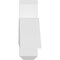 Ekena Millwork Eugene Architectural Grade PVC Gable Bracket, 60"W x 10"H x 4"D x 6"F, 4/12 Pitch GBP060X10X0406EUG00 - alternate 2